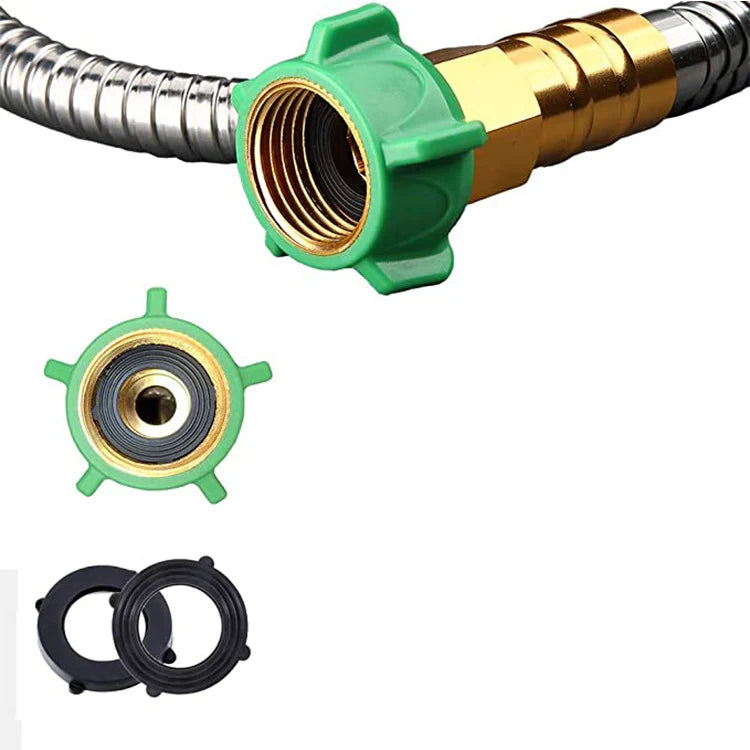 Garden Hose Kink-Free Stainless Steel Brass Fittings