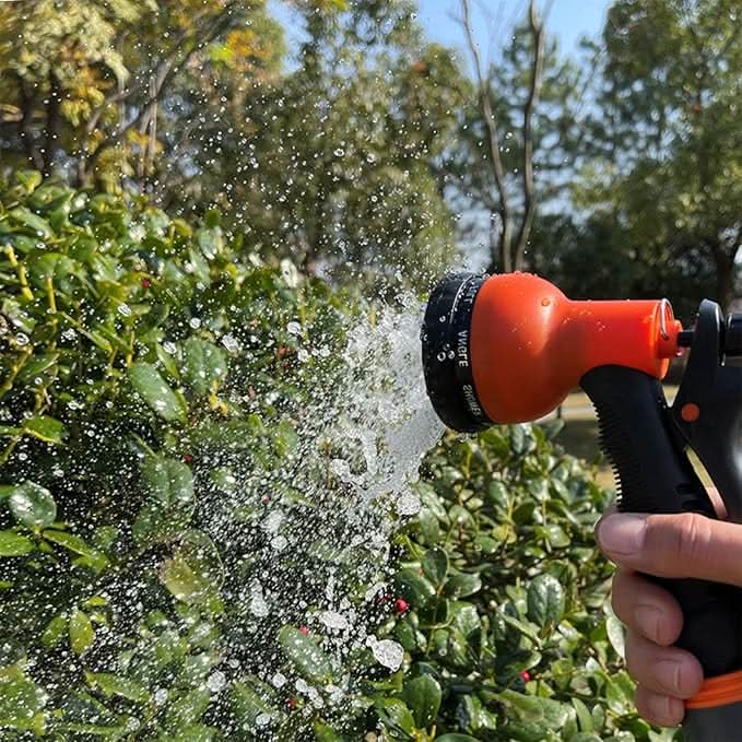 Garden Hose Nozzle 7-Setting Ergonomic Grip Precise Watering