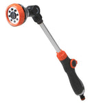 Garden Hose Nozzle 8-Mode Thumb Valve & Non-Slip Handle