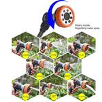 Garden Hose Nozzle 8-Mode Thumb Valve & Non-Slip Handle