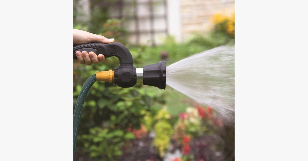 Garden Hose Nozzle High-Pressure & Mist Spray Ergonomic Grip