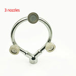 Garden Hose Nozzle High-Pressure Stainless Steel Multi-Spray
