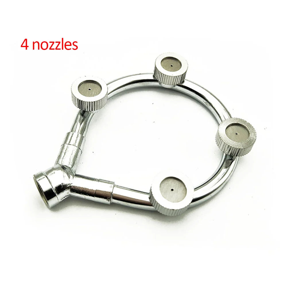 Garden Hose Nozzle High-Pressure Stainless Steel Multi-Spray