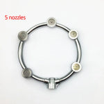 Garden Hose Nozzle High-Pressure Stainless Steel Multi-Spray