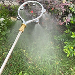 Garden Hose Nozzle High-Pressure Stainless Steel Multi-Spray