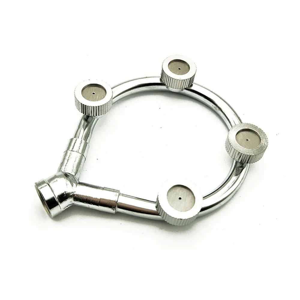 Garden Hose Nozzle High-Pressure Stainless Steel Multi-Spray