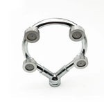 Garden Hose Nozzle High-Pressure Stainless Steel Multi-Spray