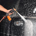 Garden Hose Nozzle Metal Jet-To-Fan Spray Trigger Lock