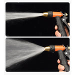Garden Hose Nozzle Metal Jet-To-Fan Spray Trigger Lock
