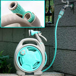 Garden Hose Reel Tangle-Free Portable Integrated Nozzle