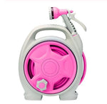 Garden Hose Reel Tangle-Free Portable Integrated Nozzle