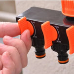 Garden Hose Splitter 4-Way Adjustable Leak-Proof