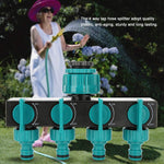 Garden Hose Splitter 4-Way Individual Flow Control