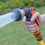 Garden Hose Spray Gun 8 Patterns Trigger Lock Non-Slip Grip