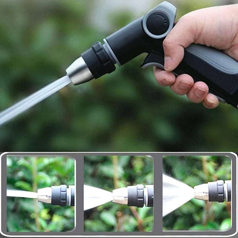 Garden Hose Spray Gun Adjustable Nozzle High-Pressure Jet