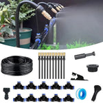Garden Irrigation Kit 10m Hose & Adjustable Nozzles