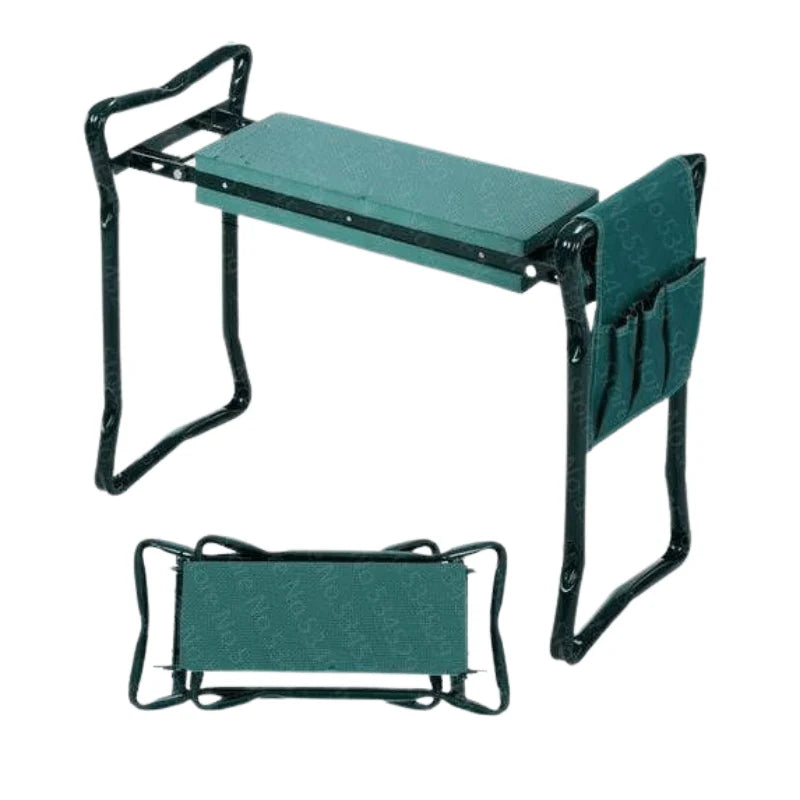 Garden Kneeler Bench Ergonomic Padded Waterproof Steel Frame