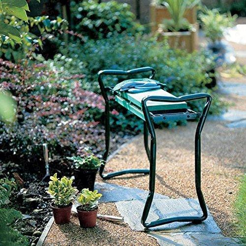 Garden Kneeler Foldable Ergonomic Waterproof EVA With Tool Bag