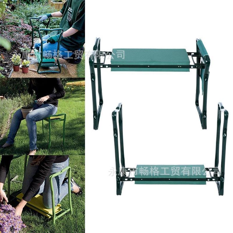 Garden Kneeler Foldable Ergonomic Waterproof EVA With Tool Bag
