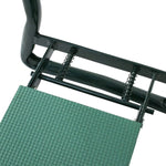 Garden Kneeler & Seat 34-Inch Padded Backrest Tool Pouch