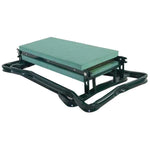 Garden Kneeler & Seat 34-Inch Padded Backrest Tool Pouch