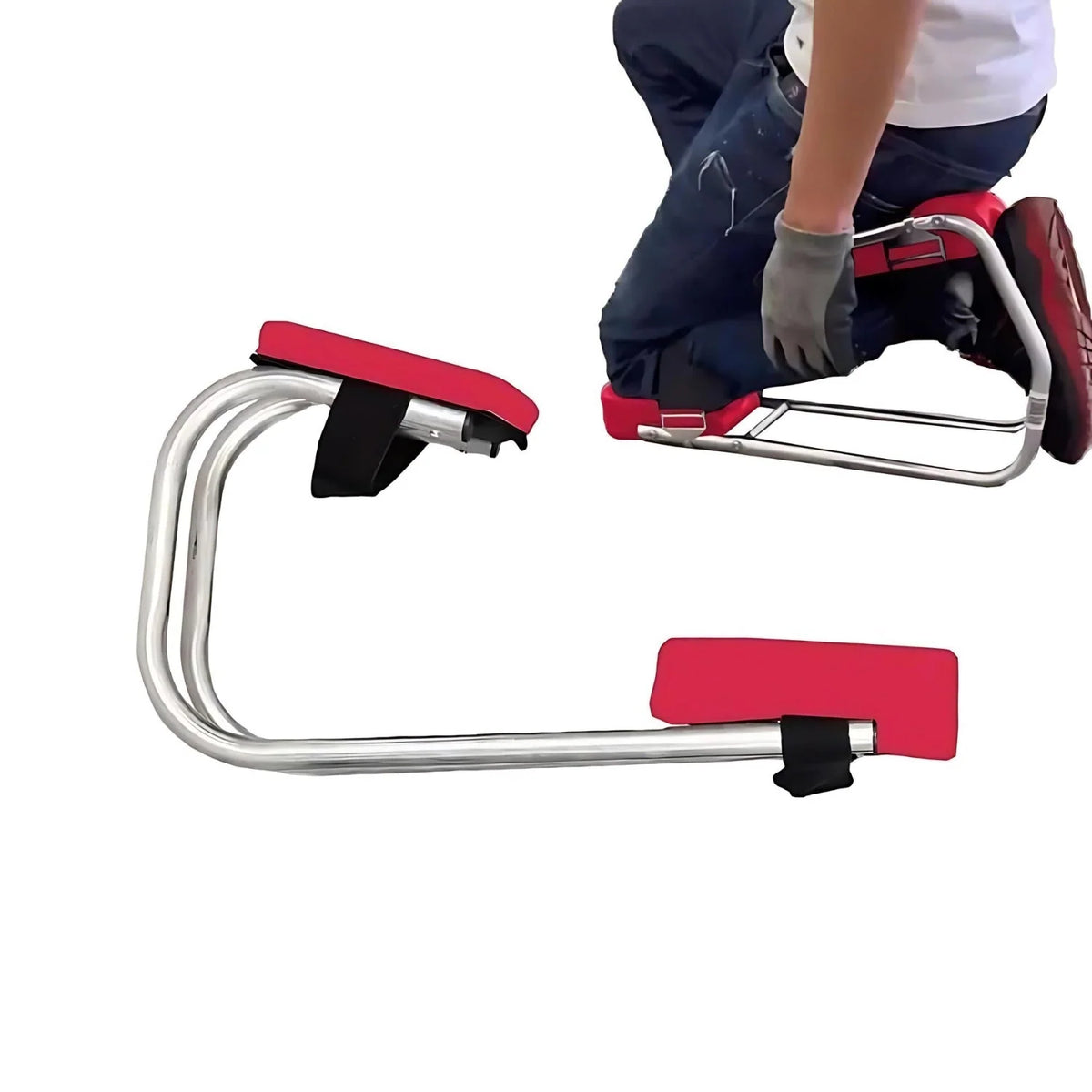 Garden Kneeler & Stool Ergonomic Padded Adjustable Support Bracket