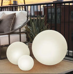 Garden Lamp Globe Warm White LED & Weatherproof