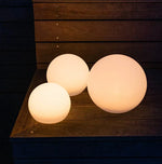 Garden Lamp Globe Warm White LED & Weatherproof