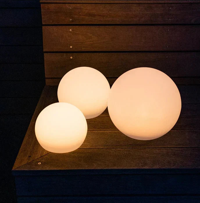 Garden Lamp Globe Warm White LED & Weatherproof