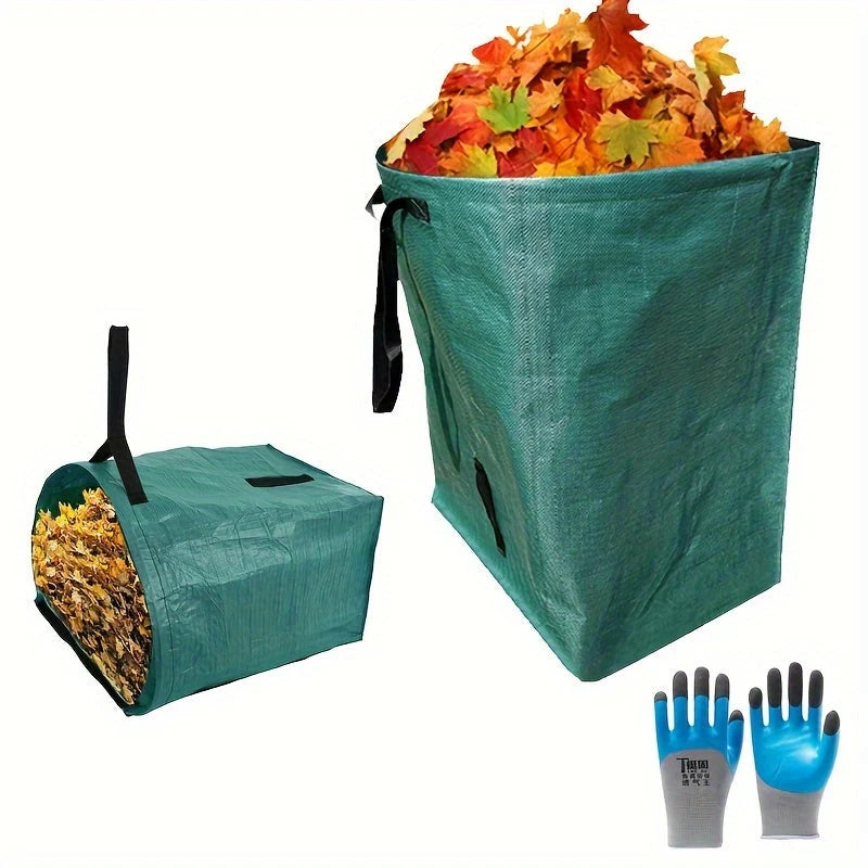 Garden Leaf Bag 53-Gallon Heavy-Duty Reinforced Handles