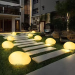 Garden Light Cobblestone Design Color-Changing LED Weatherproof