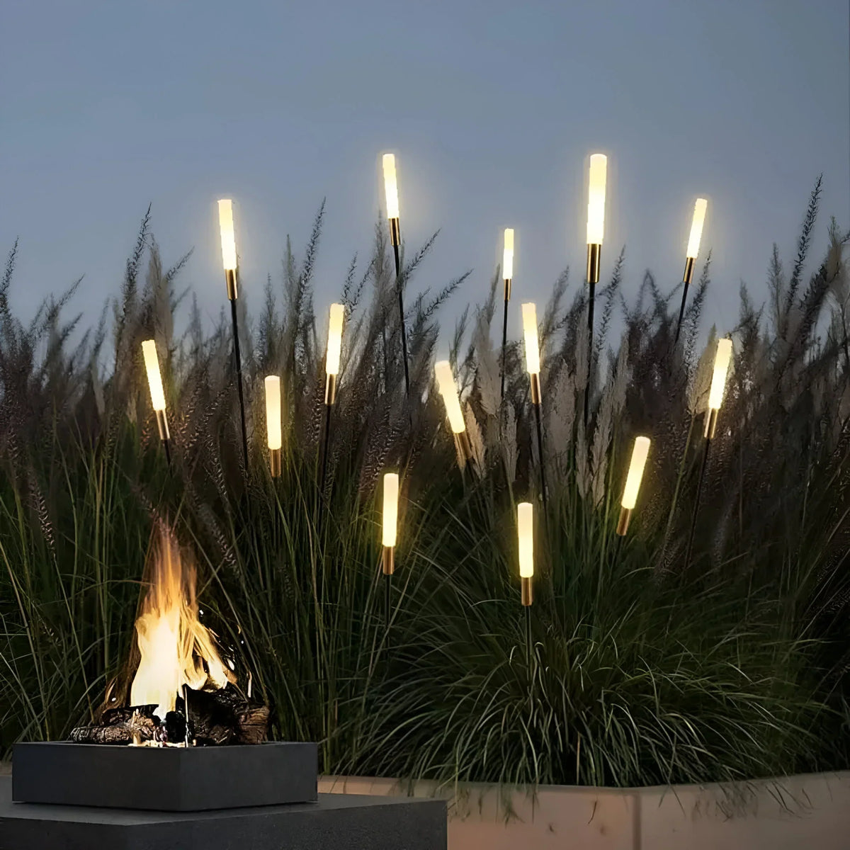 Garden Light LED Metal & Acrylic Solar-Powered Option