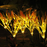 Garden Light Solar Powered Seven-Head Warm Glow