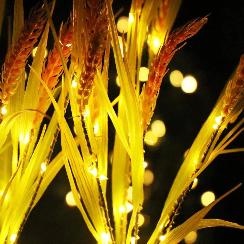 Garden Light Solar Powered Seven-Head Warm Glow