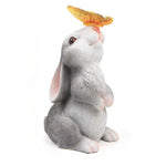 Garden Light Weatherproof Resin Bunny & Butterfly