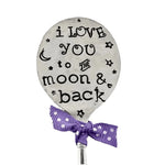 Garden Marker Engraved Iron 61 Inch Friendship Quote
