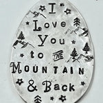 Garden Marker Engraved Iron 61 Inch Friendship Quote