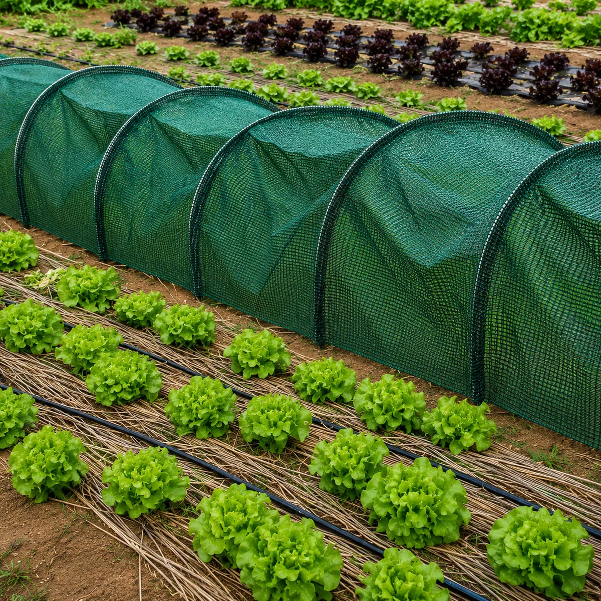 Garden Netting Tunnel Fine Mesh Insect & Bird Protection