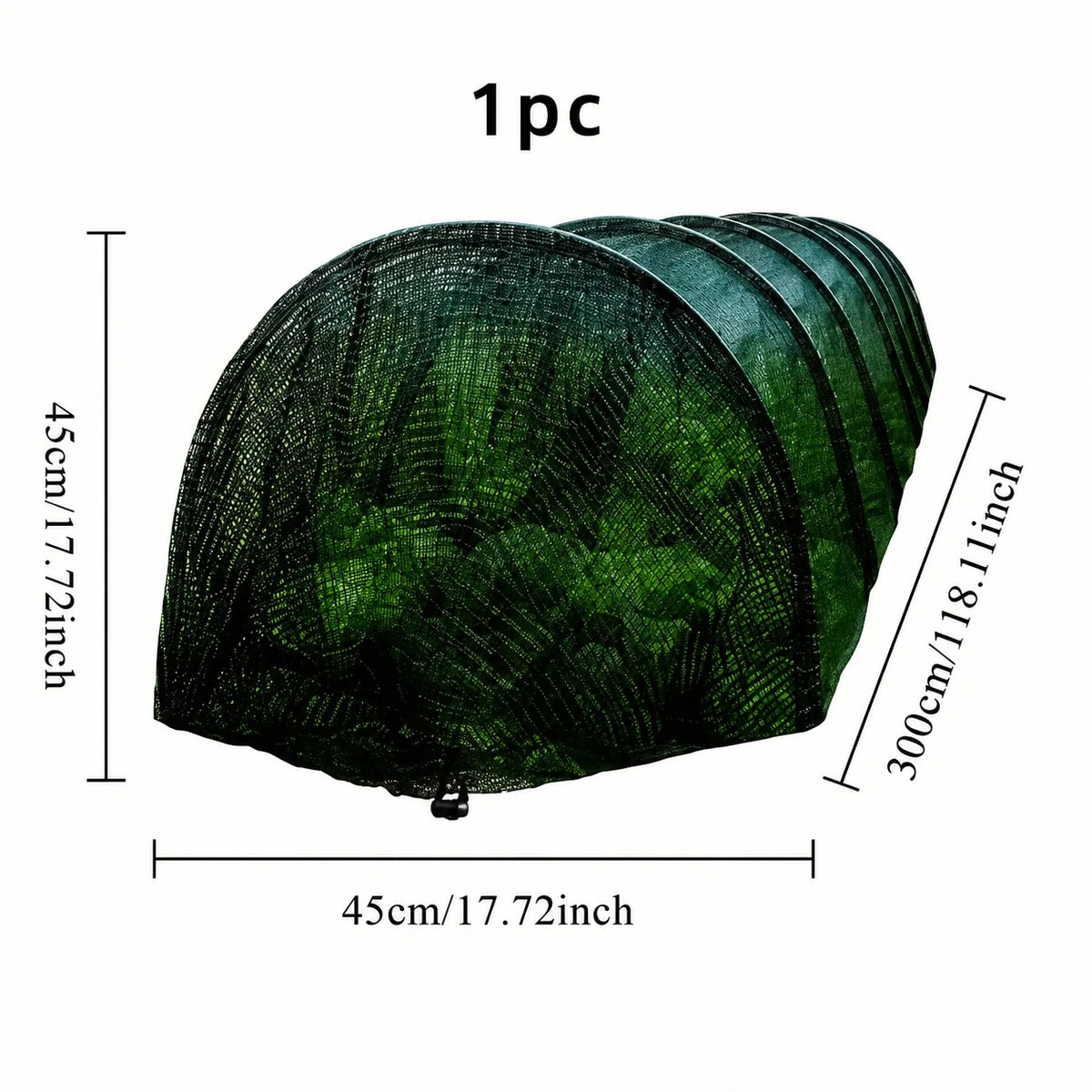 Garden Netting Tunnel Fine Mesh Insect & Bird Protection