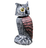 Garden Owl Decoy Wind-Powered Rotating Head 2-Pack