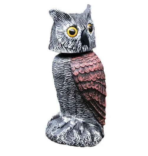 Garden Owl Decoy Wind-Powered Rotating Head 2-Pack