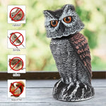 Garden Owl Decoy Wind-Powered Rotating Head 2-Pack