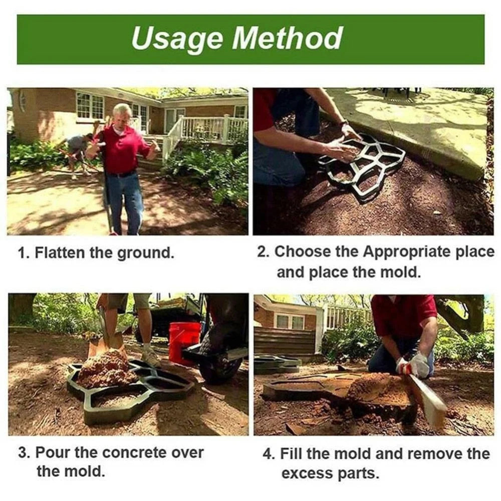 Garden Path Mold Reusable ABS Multi-Shape