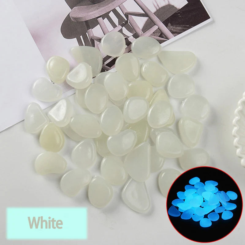 Garden Pebbles Glow In The Dark Waterproof & Non-Toxic