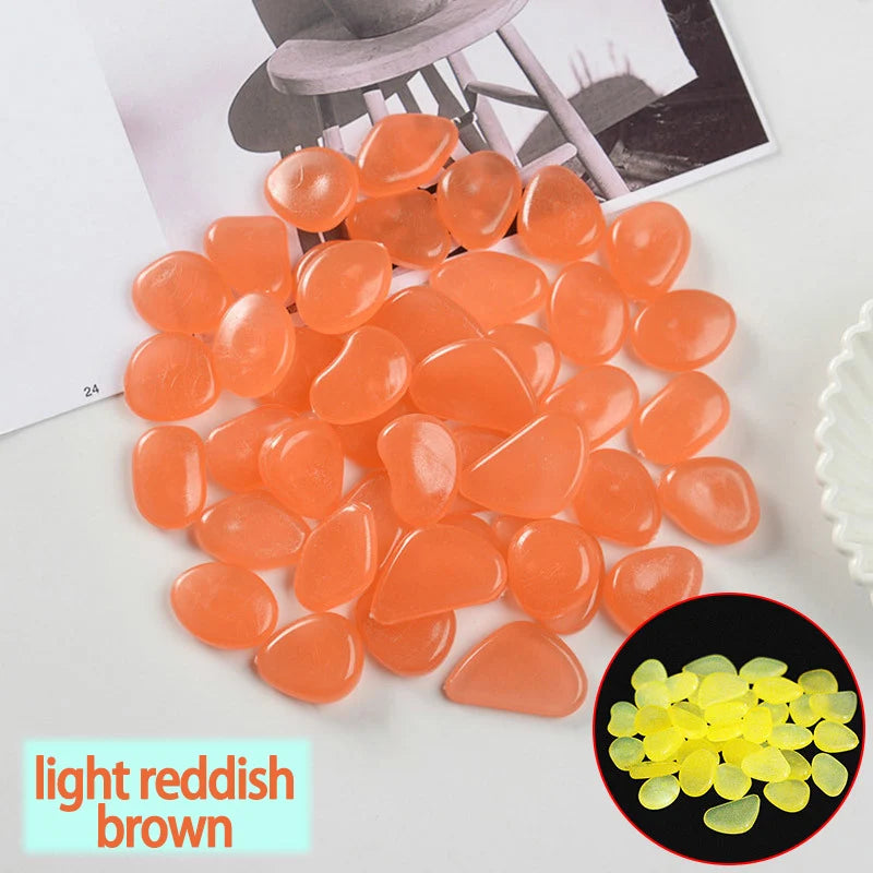 Garden Pebbles Glow In The Dark Waterproof & Non-Toxic