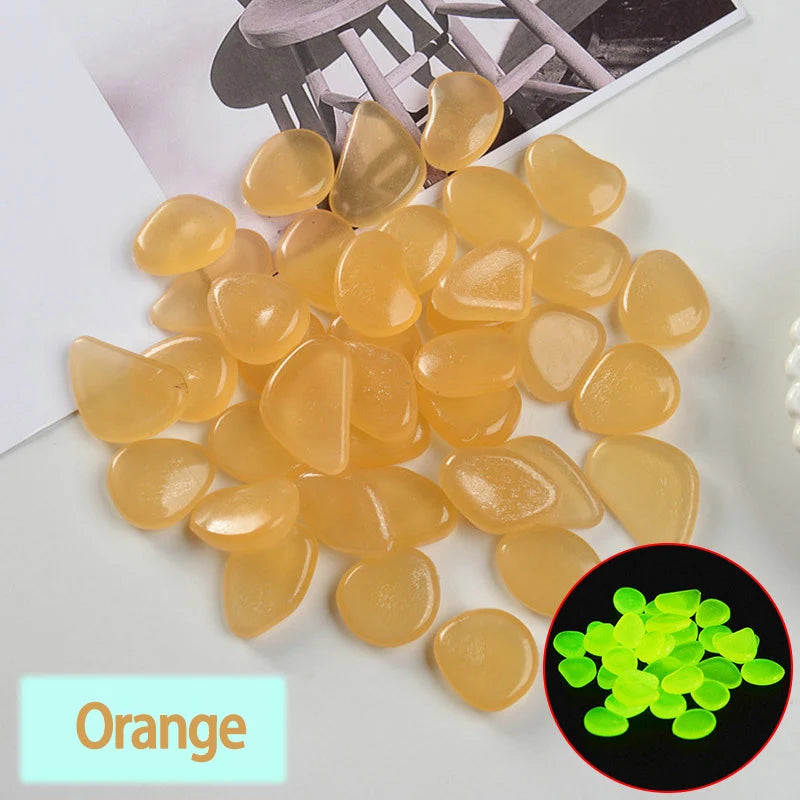 Garden Pebbles Glow In The Dark Waterproof & Non-Toxic