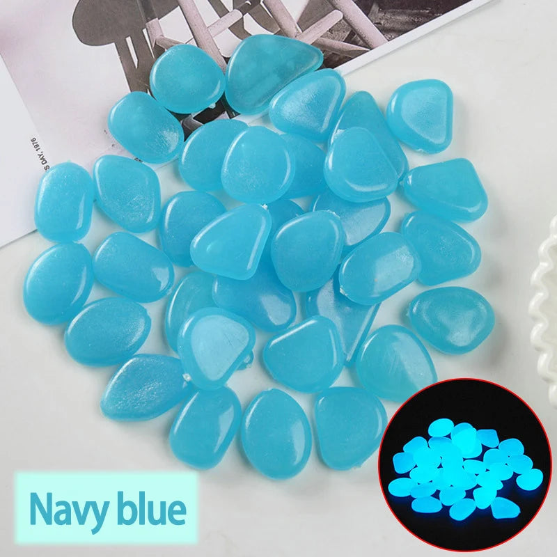 Garden Pebbles Glow In The Dark Waterproof & Non-Toxic