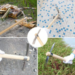 Garden Pickaxe Dual-Head Stainless Steel & Ergonomic Handle