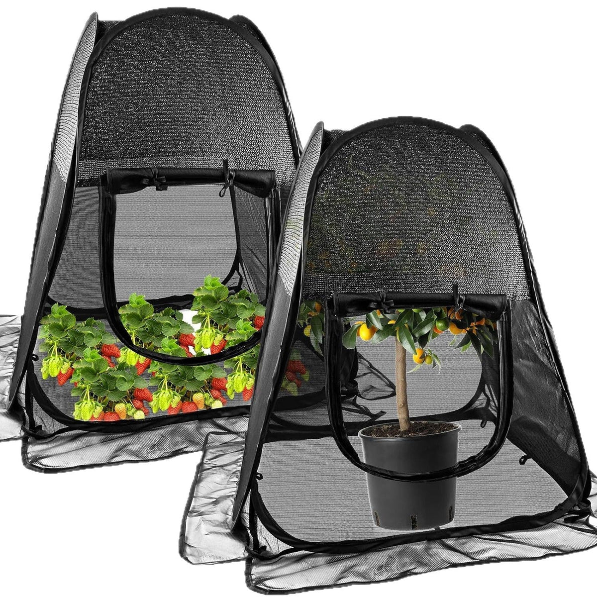 Garden Plant Protection Cover Pop-Up Breathable Mesh