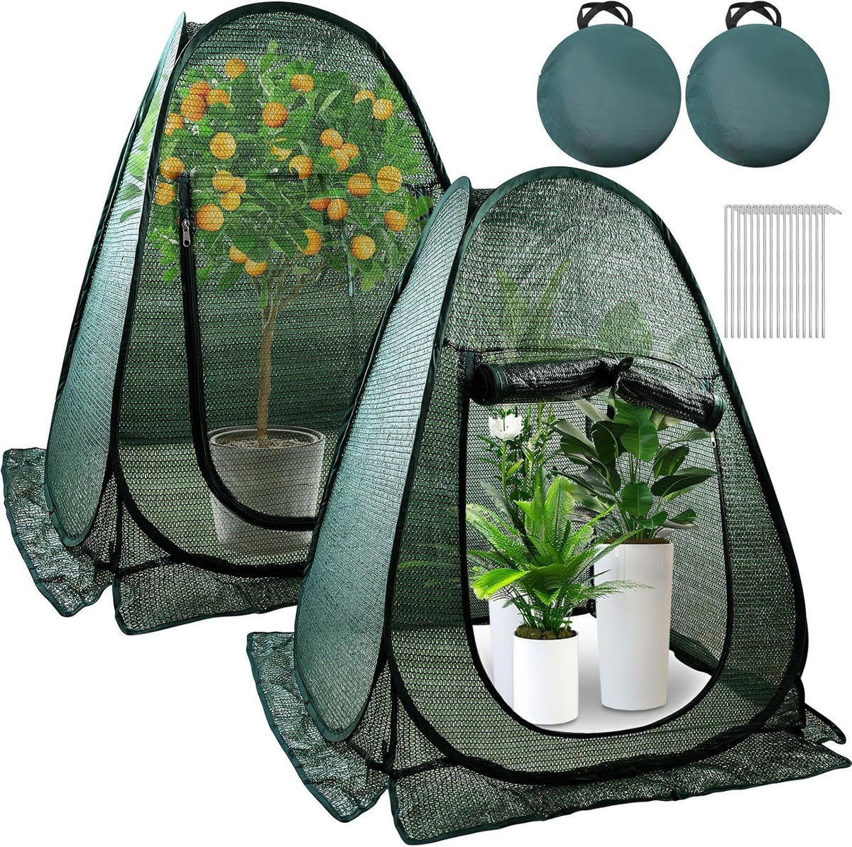 Garden Plant Protection Cover Pop-Up Breathable Mesh